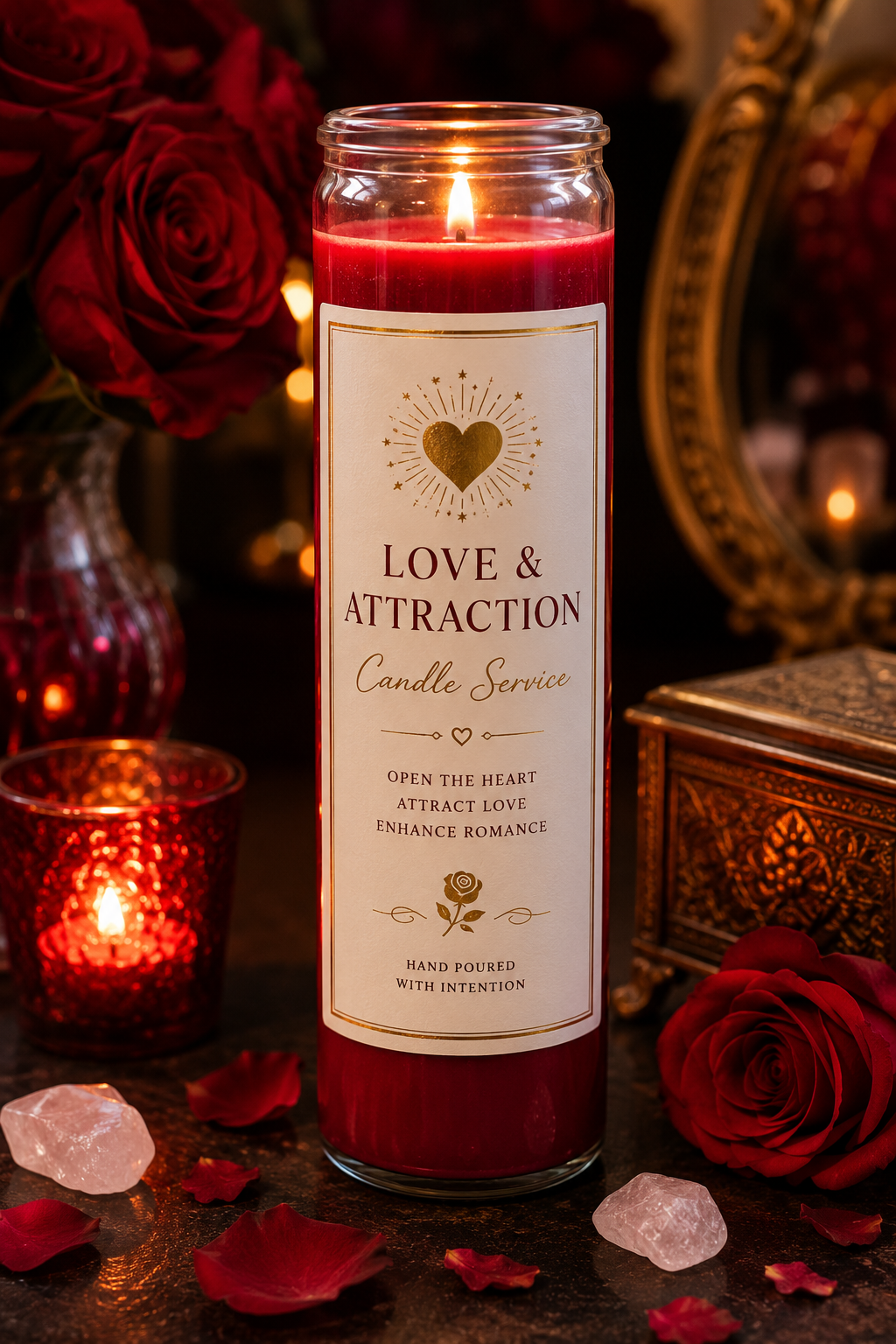 love and attraction Candle Service